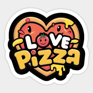 Love Pizza Sticker